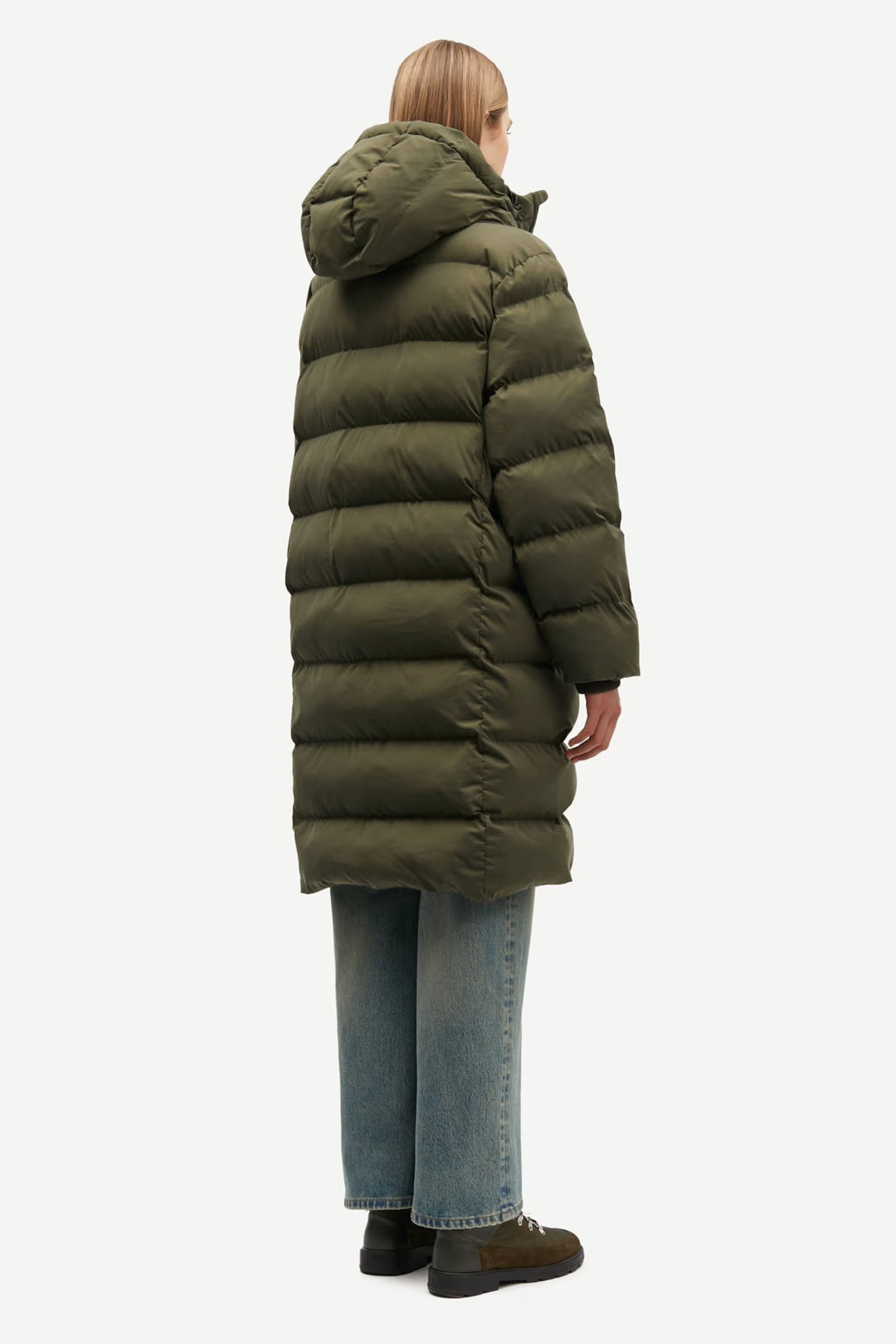 Samsoe Samsoe – Saseran Coat in Forest Night