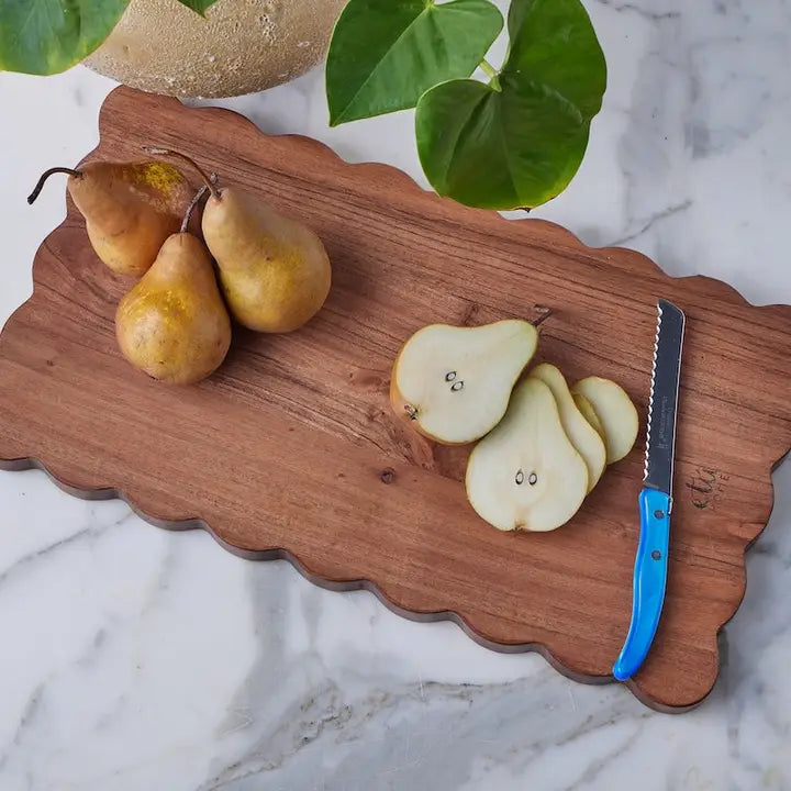 Etu Home - Scalloped Rectangular Cutting Board