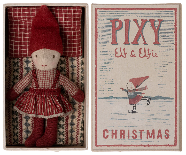 Maileg - Pixy Elfie in Matchbox