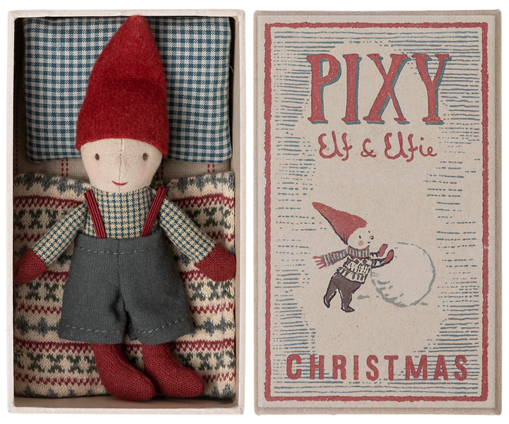 Maileg - Pixy Elf in Matchbox