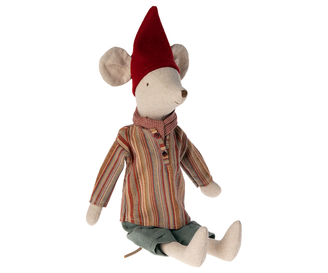 Maileg - Medium Christmas Mouse, Boy