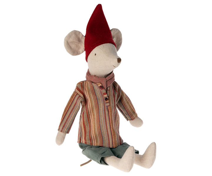 Maileg - Medium Christmas Mouse, Boy