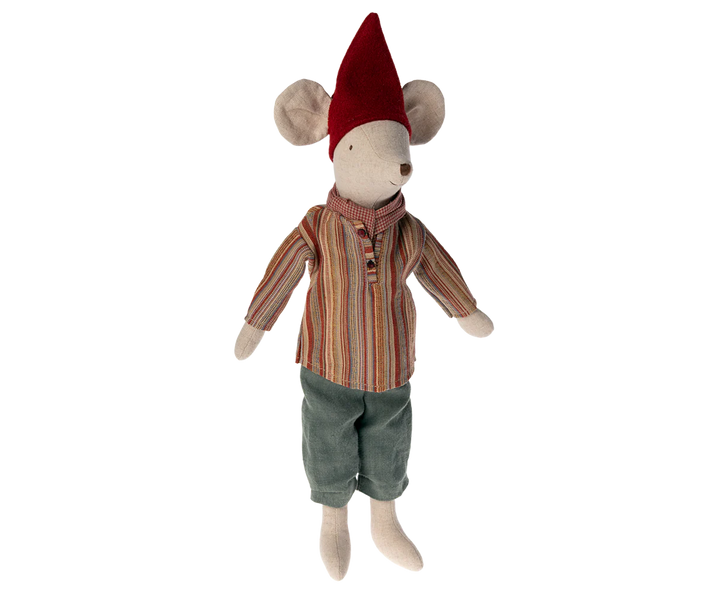 Maileg - Medium Christmas Mouse, Boy