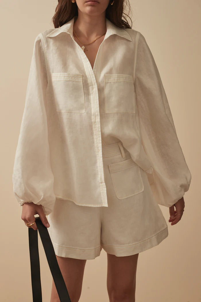 Sancia – Ellie Shirt in White