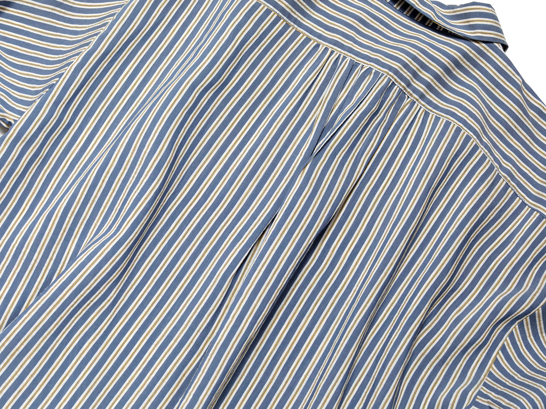 The Little Project  – Billie Shirt in Daffodil Silky Stripe