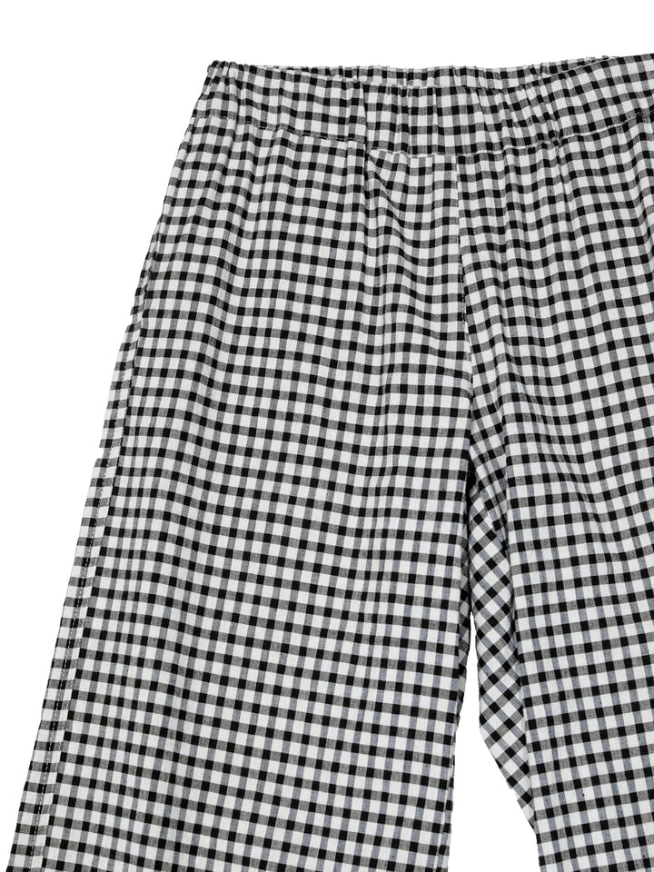 The Little Project  – Cyrus Pant in Charcoal Gingham