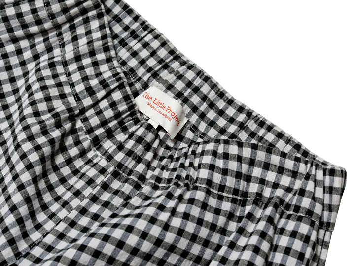 The Little Project  – Cyrus Pant in Charcoal Gingham