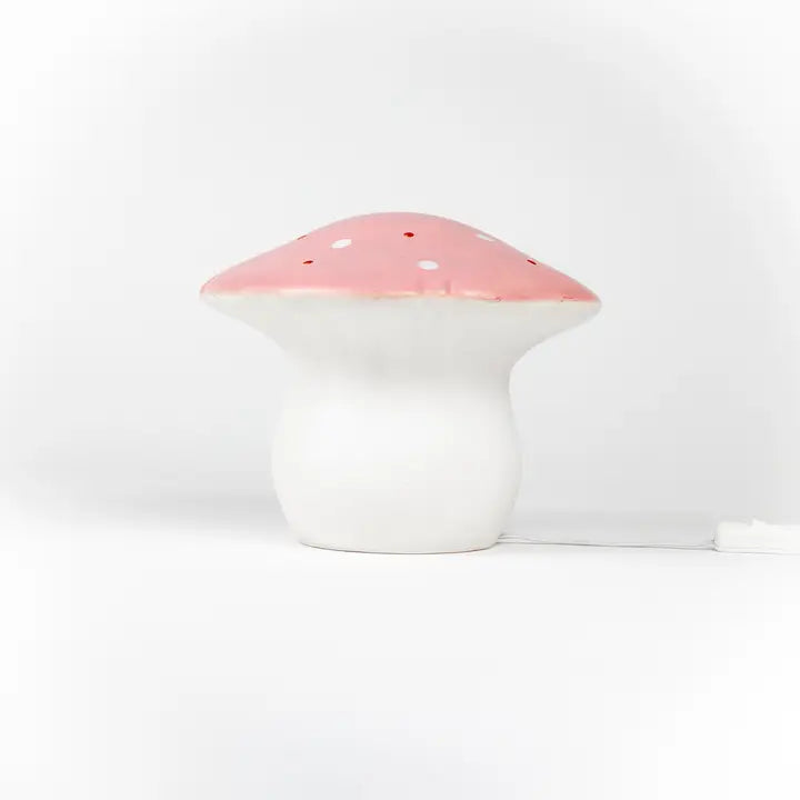 Mushroom Lamp in Pink
