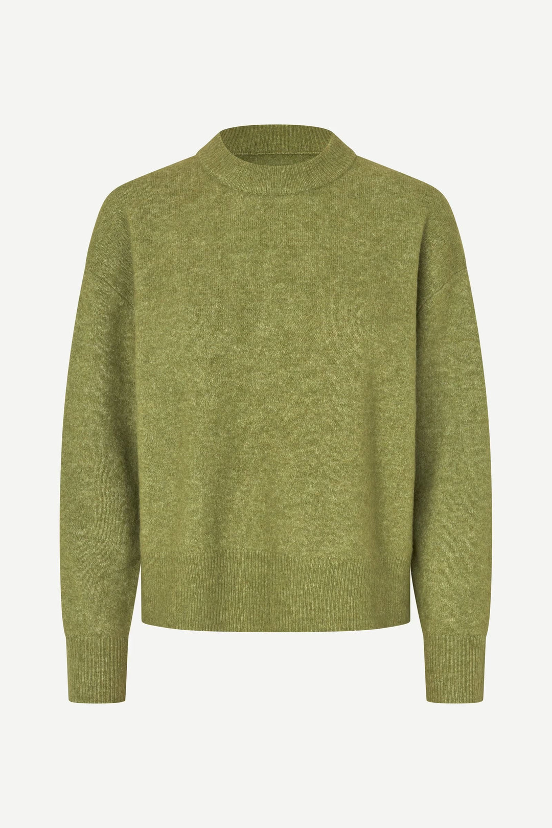 Samsoe Samsoe – Anour o-n Sweater in Mosstone