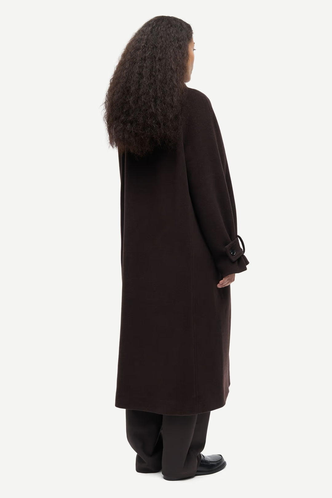 Samsoe Samsoe – Alma Coat in Mole