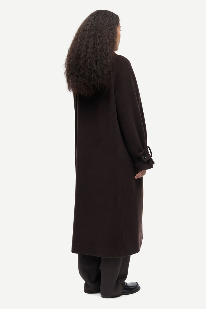 Samsoe Samsoe – Alma Coat in Mole