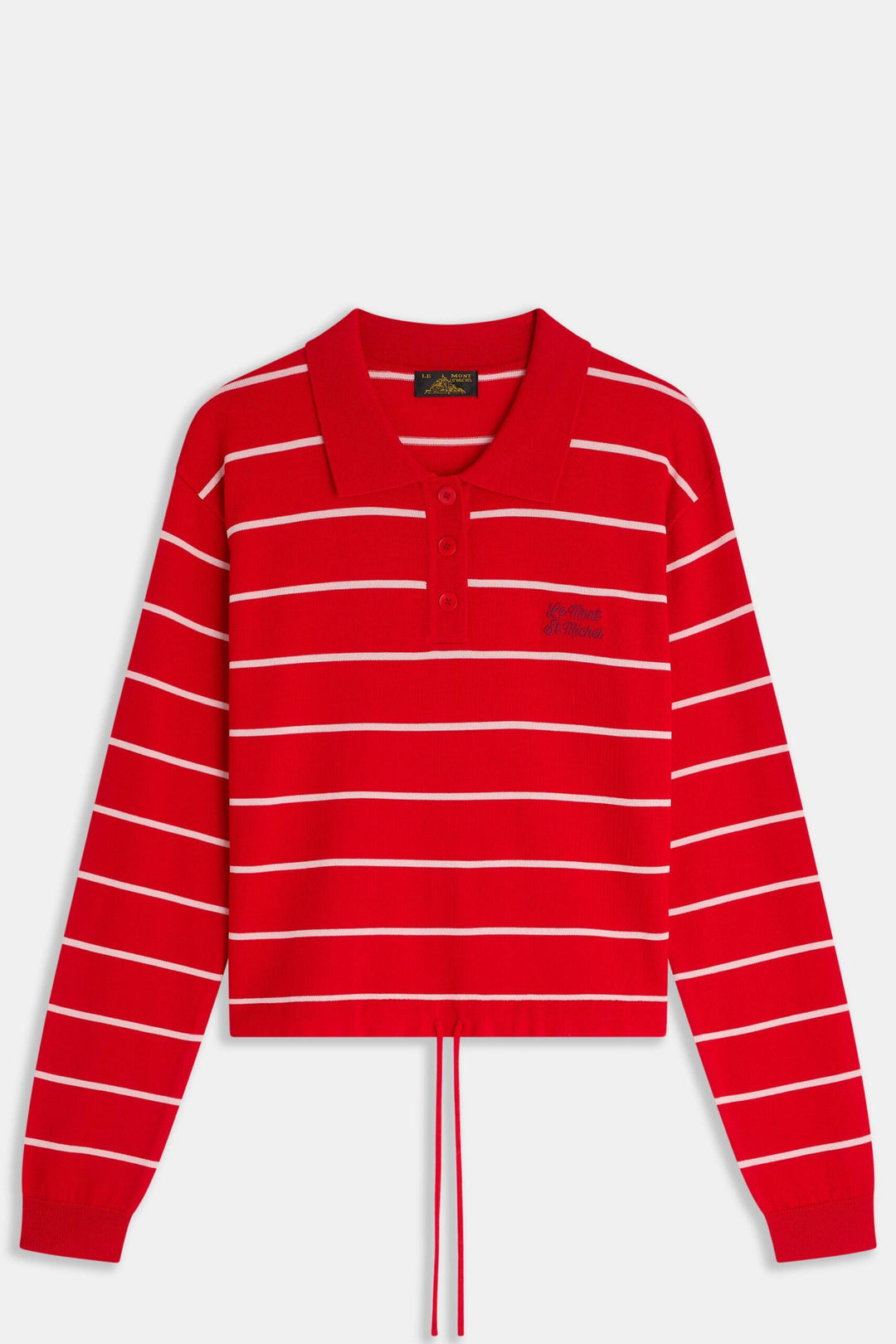 Le Mont Saint Michel - Stessy Striped Sweater in Red