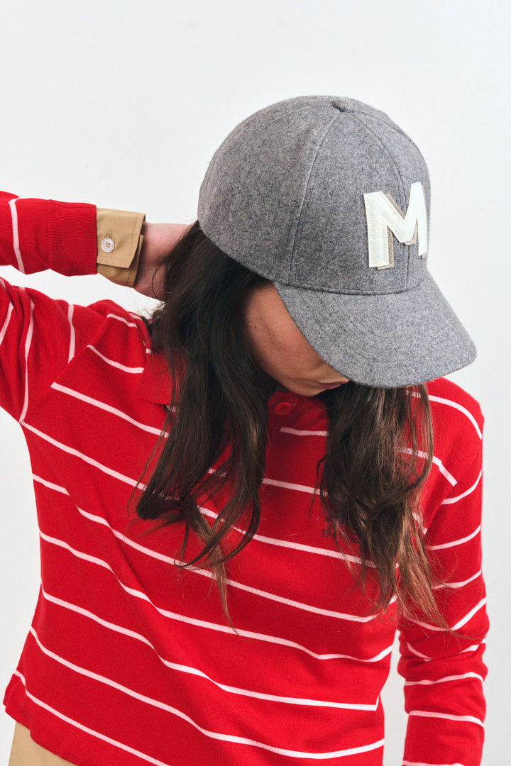 Le Mont Saint Michel - Stessy Striped Sweater in Red