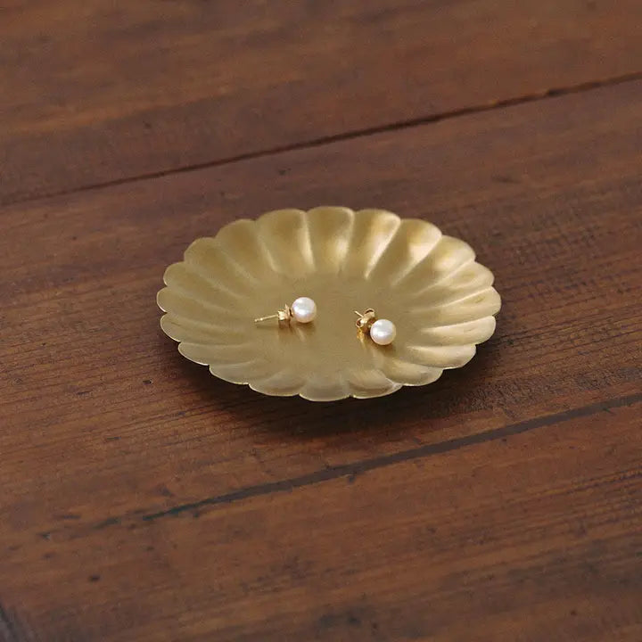 Brass Petal Plate-Small