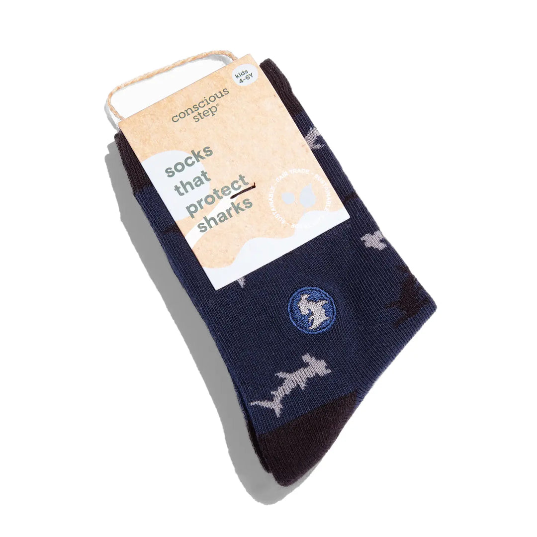 Conscious Step – Kids Socks That Protect Sharks