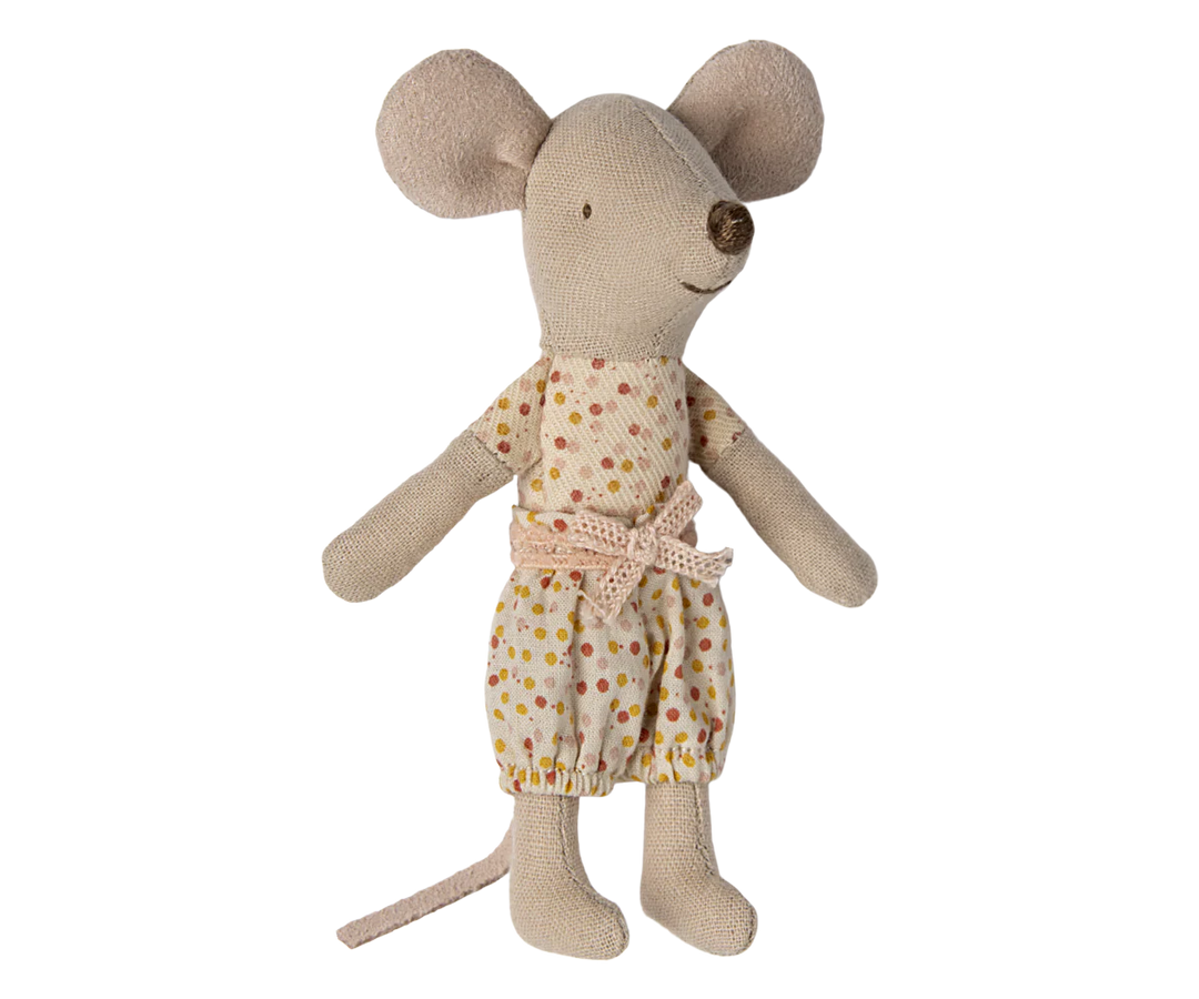 Maileg - Little Sister Mouse in Matchbox