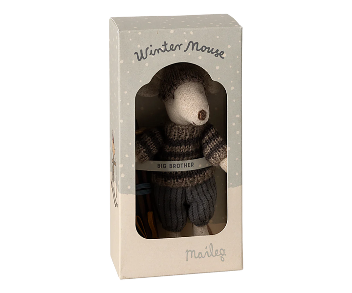 Maileg - Winter Mouse with Ski Set, Big Brother