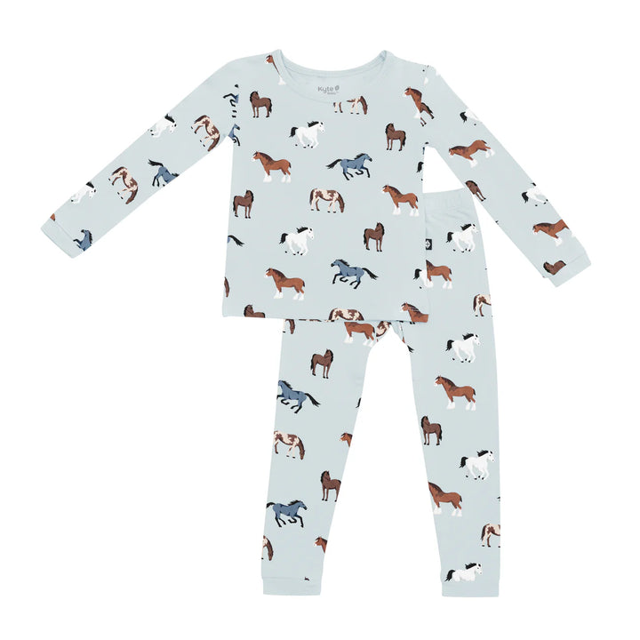 Kyte Baby - Long Sleeve Toddler Pajama Set in Horse