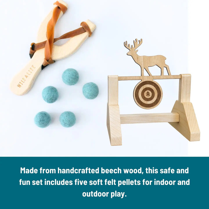 Wild Life Outdoor Adventures – Take Aim Slingshot and Spinning Target