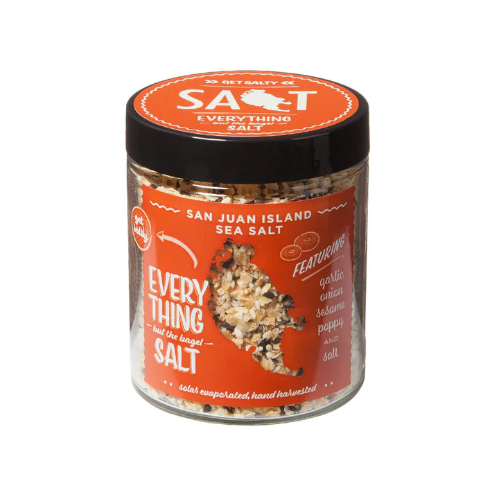 San Juan Island Sea Salt – Everything But the Bagel Seasoning Blend – 6oz