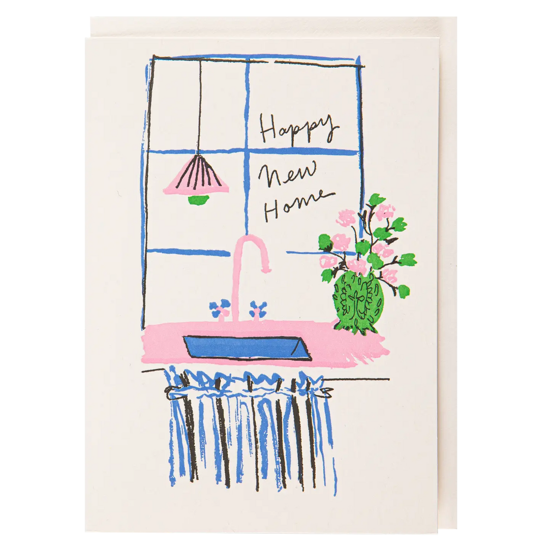 Archivist Gallery - New Home Window Greeting Card