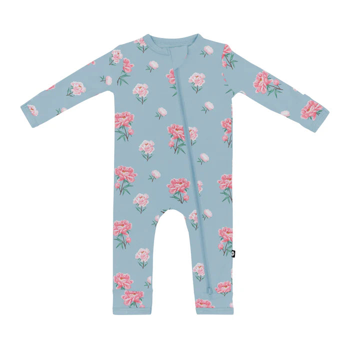 Kyte Baby – Bamboo Zippered Romper in Peony