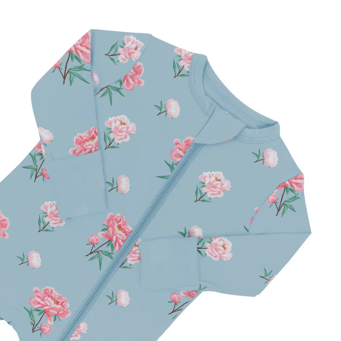 Kyte Baby – Bamboo Zippered Romper in Peony