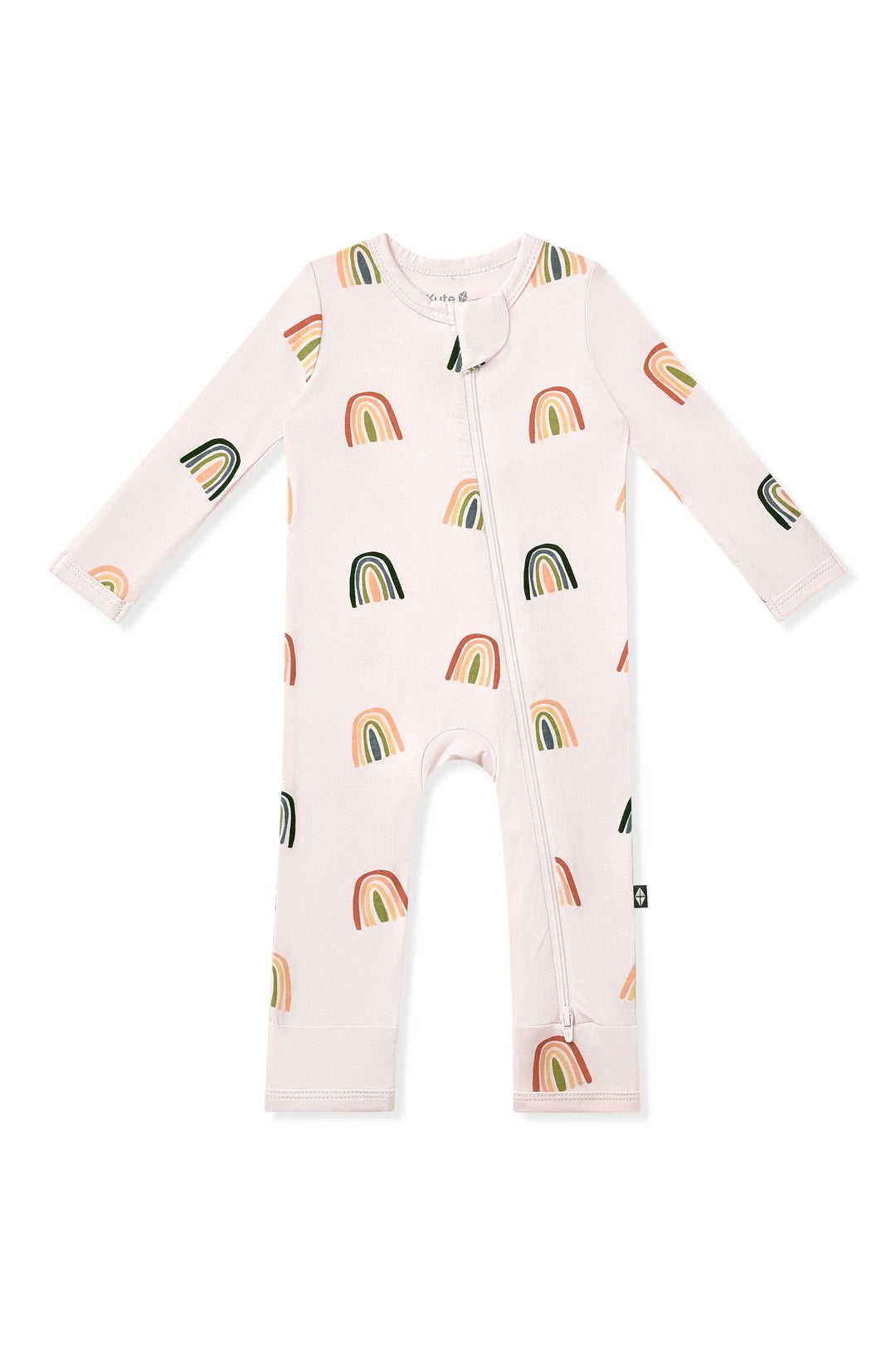 Kyte Baby - Zippered Romper in Retro Rainbow
