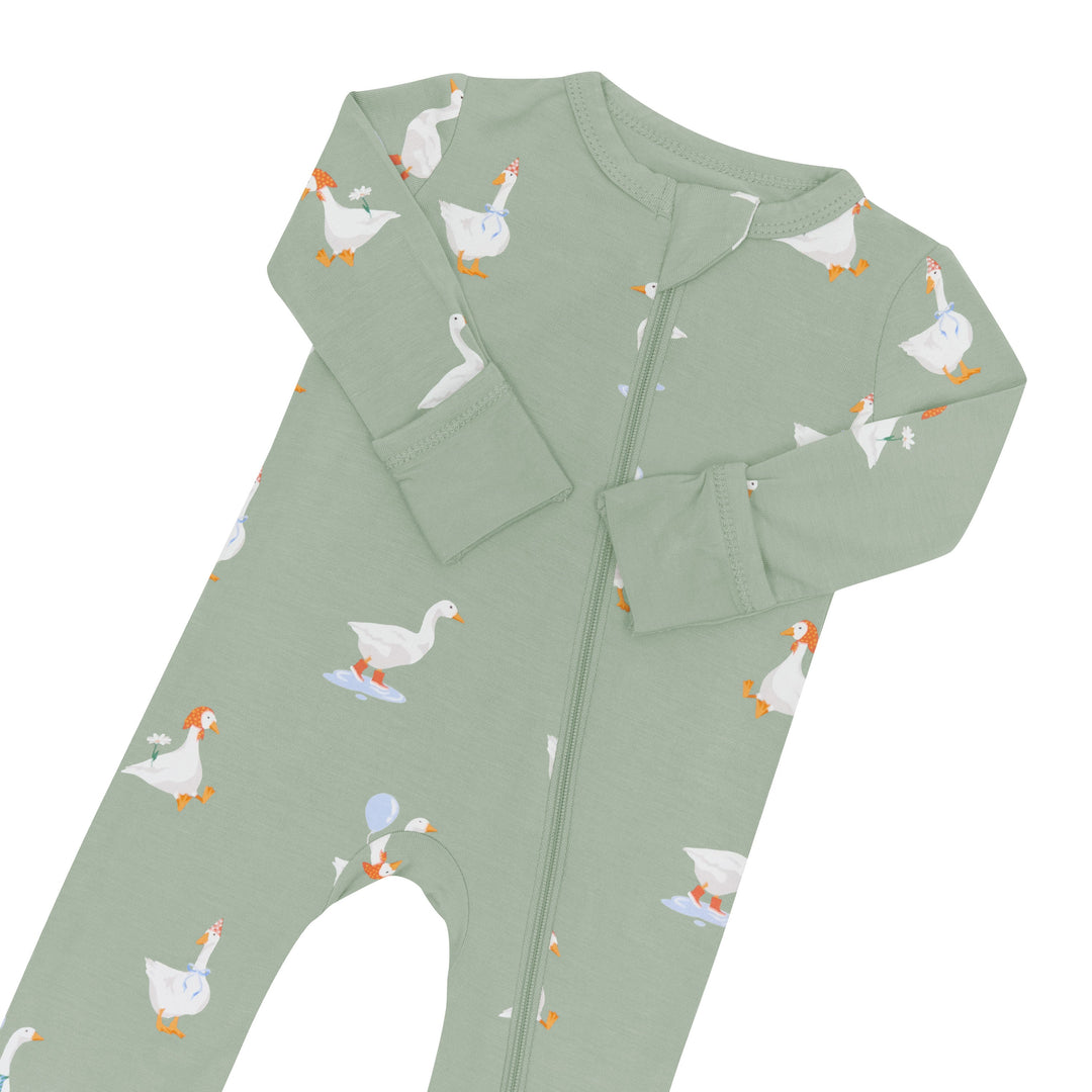 Kyte Baby - Zippered Romper in Silly Goose