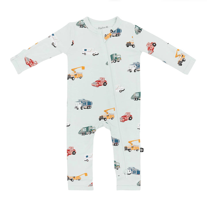 Kyte Baby - Zippered Romper in City Vehicles