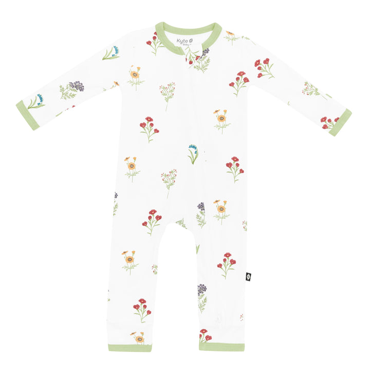 Kyte Baby - Zippered Romper in Wildflower
