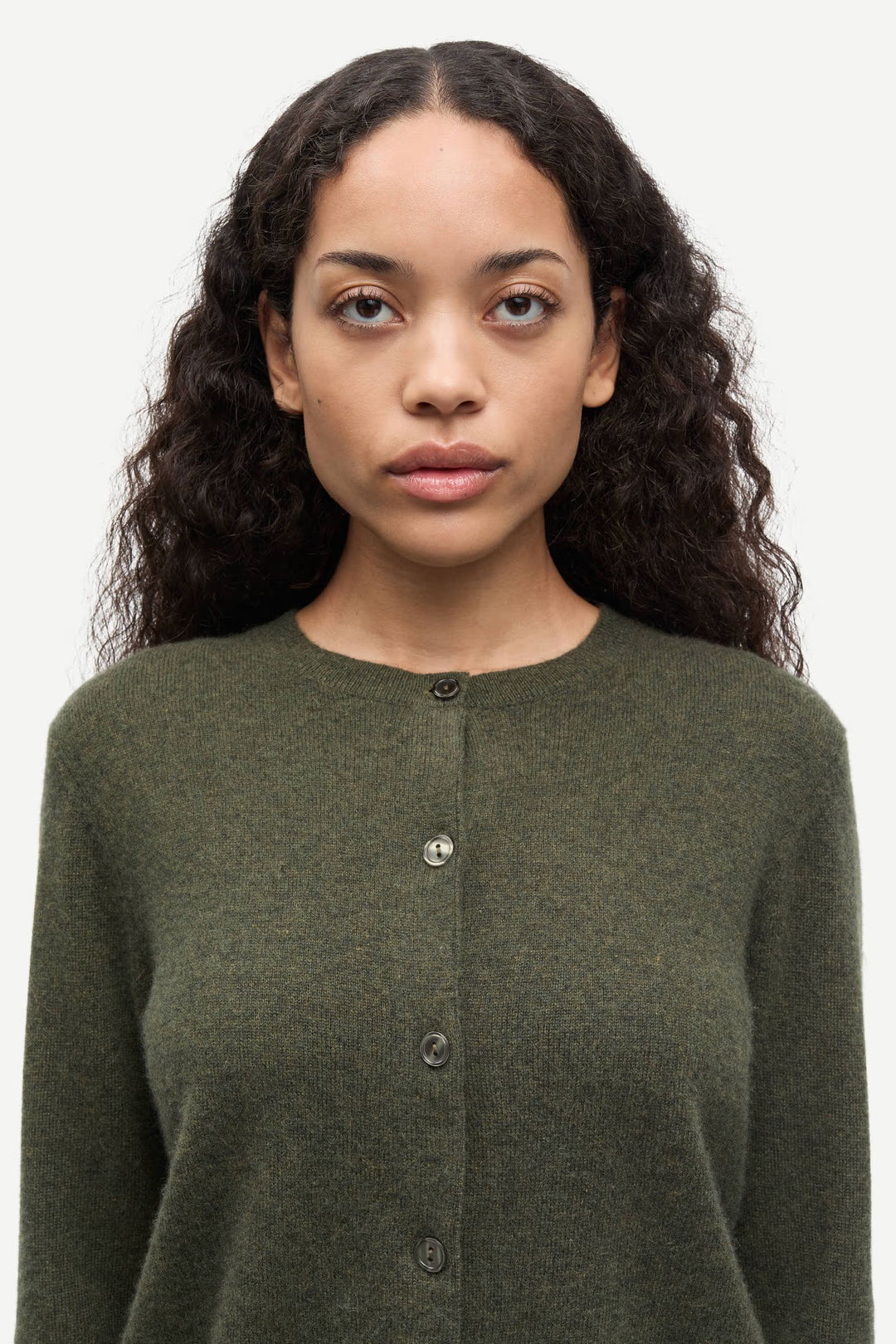 Samsoe Samsoe - Saboston Cardigan in Dark Evergreen