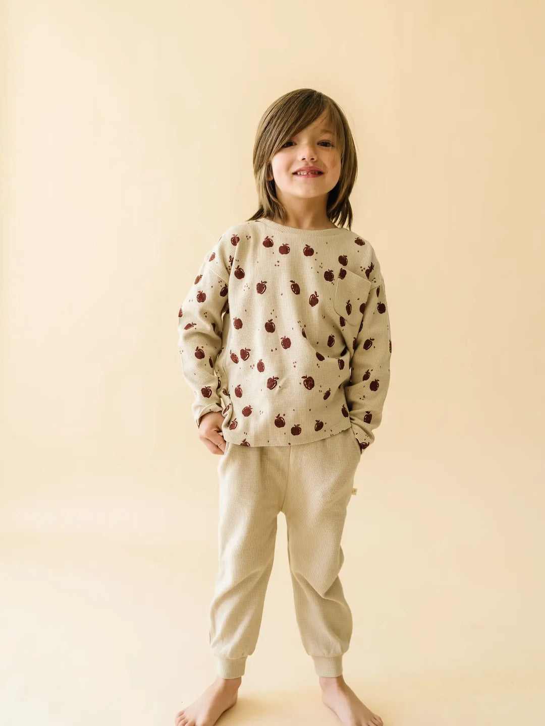 MakeMake Organics - Organic Longsleeve Tee + Pants Set in Orchard