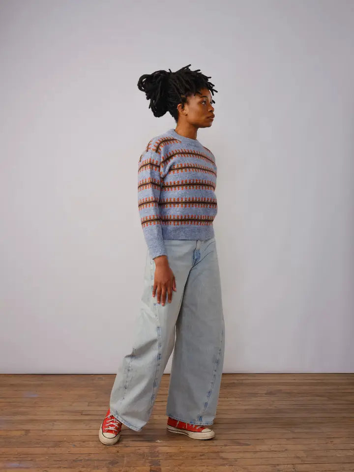 The Endery - Vera Fairisle Sweater in Jasper