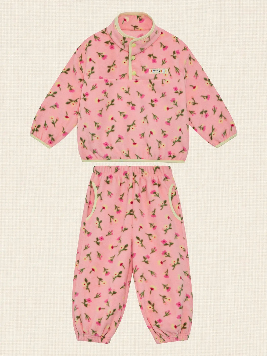 Petit Stella - Fleece Play Set in Pink Blossom