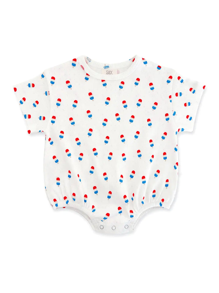 SIIX Collection- Popsicle Organic Pointelle T-Shirt Bubble