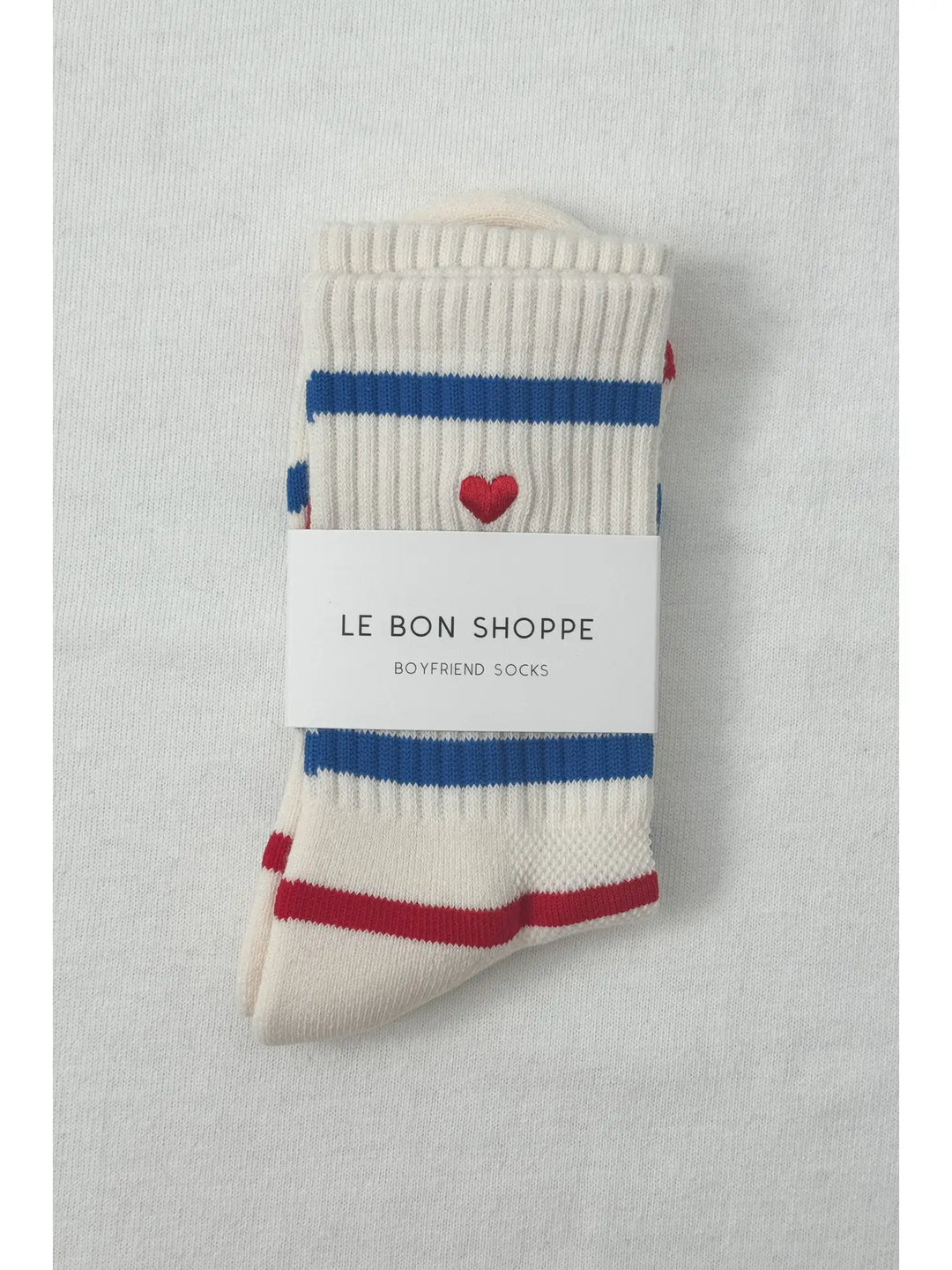 Le Bon Shoppe - Heart Embroidered Girlfriend Socks