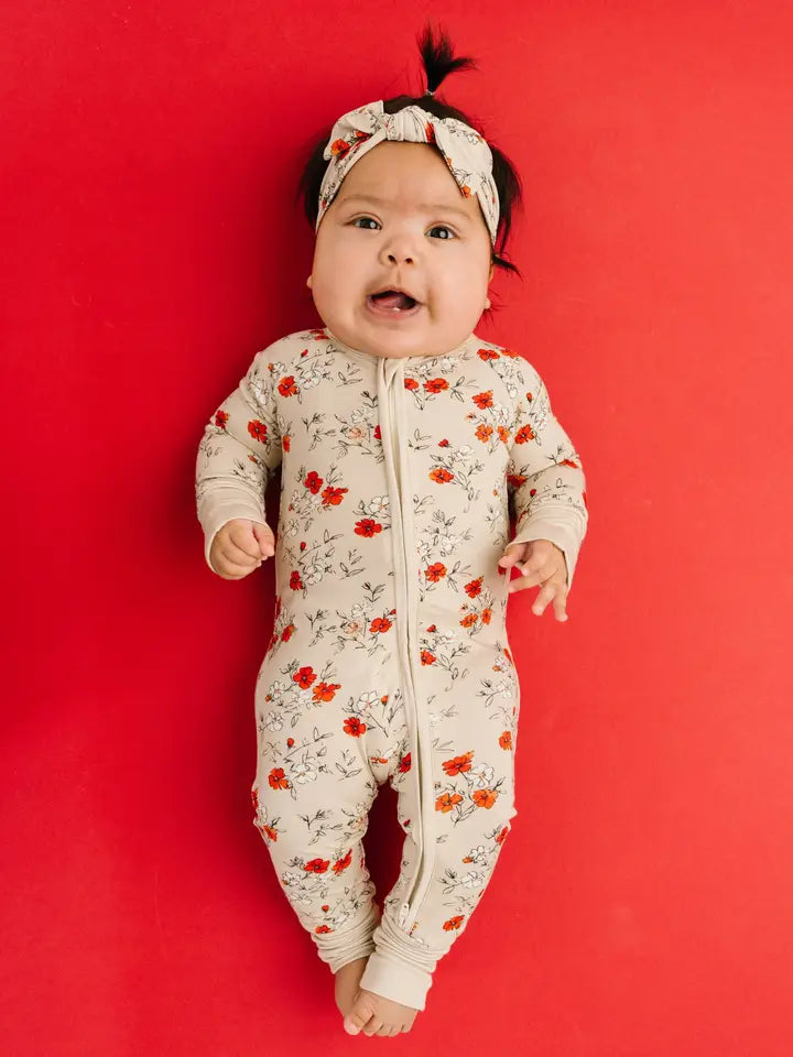 Little One Shop – Bamboo Sleeper in Poppy Field