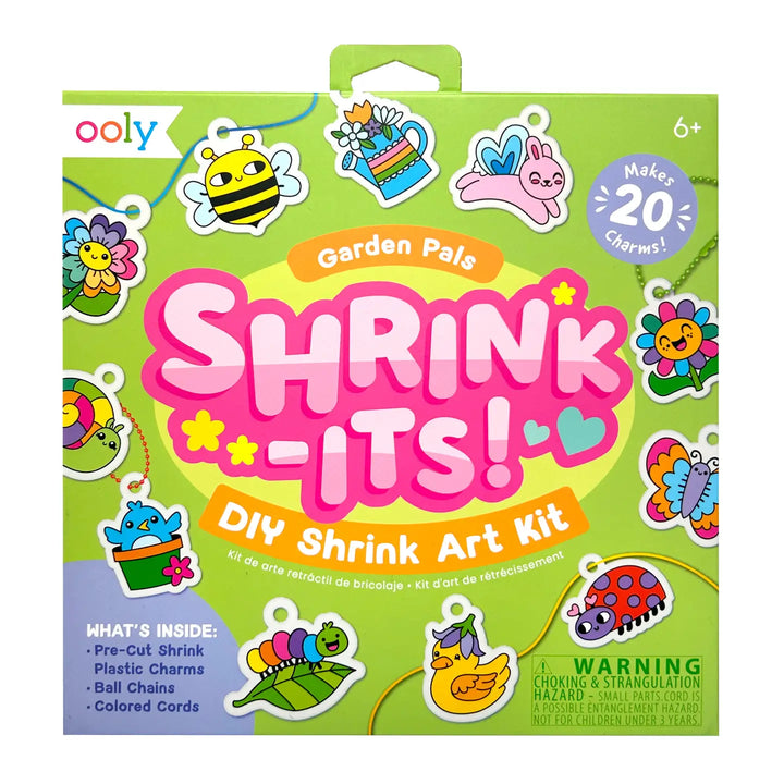 Ooly - Shrink-Its! D.I.Y. Shrink Art Kit in Garden Pals