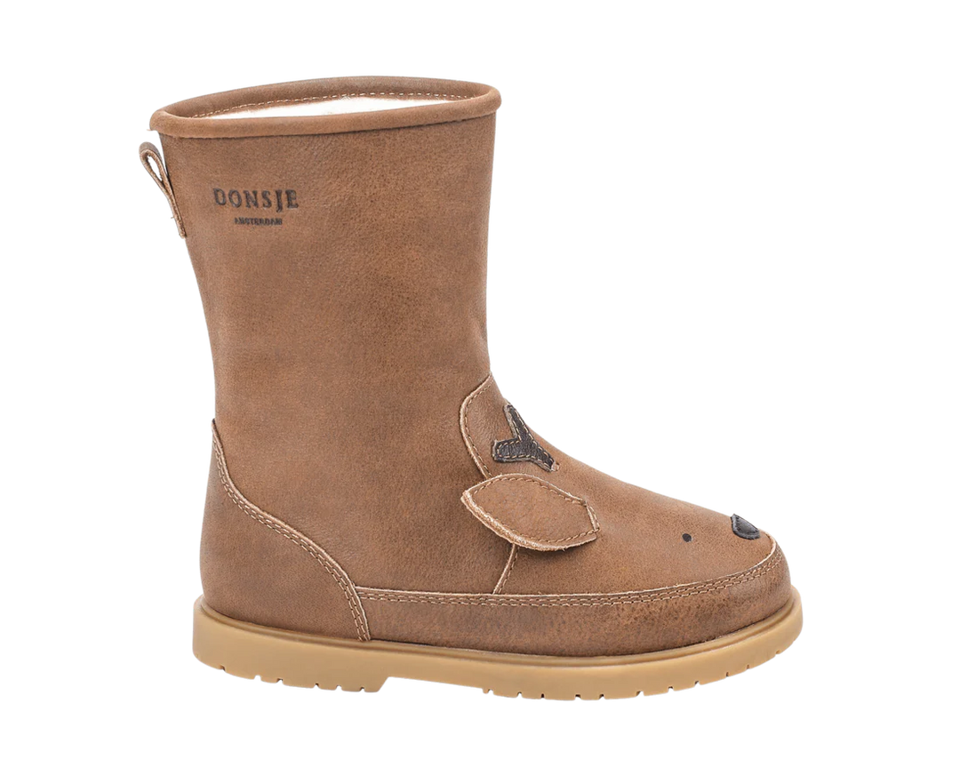 Donsje – Wadudu Boots in Stag Chestnut Leather