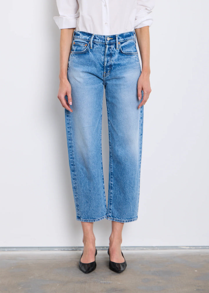 Betro Simone – Ellen Barrel Leg Jeans in Euclid Wash