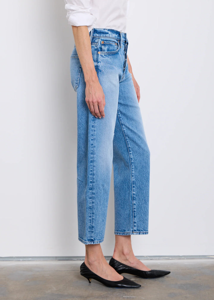 Betro Simone – Ellen Barrel Leg Jeans in Euclid Wash
