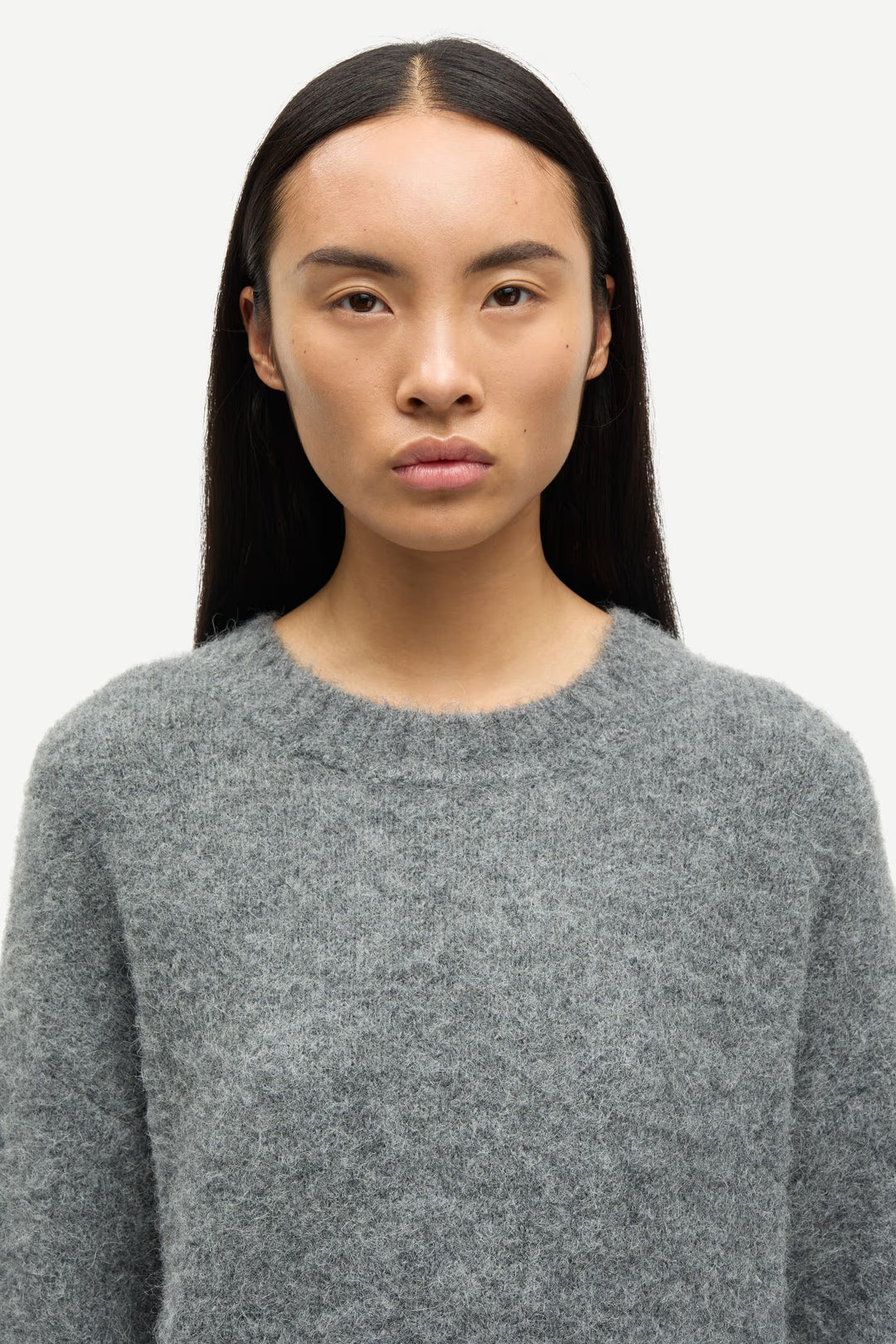 Samsoe Samsoe – Sajeanne Sweater in Iron Gate