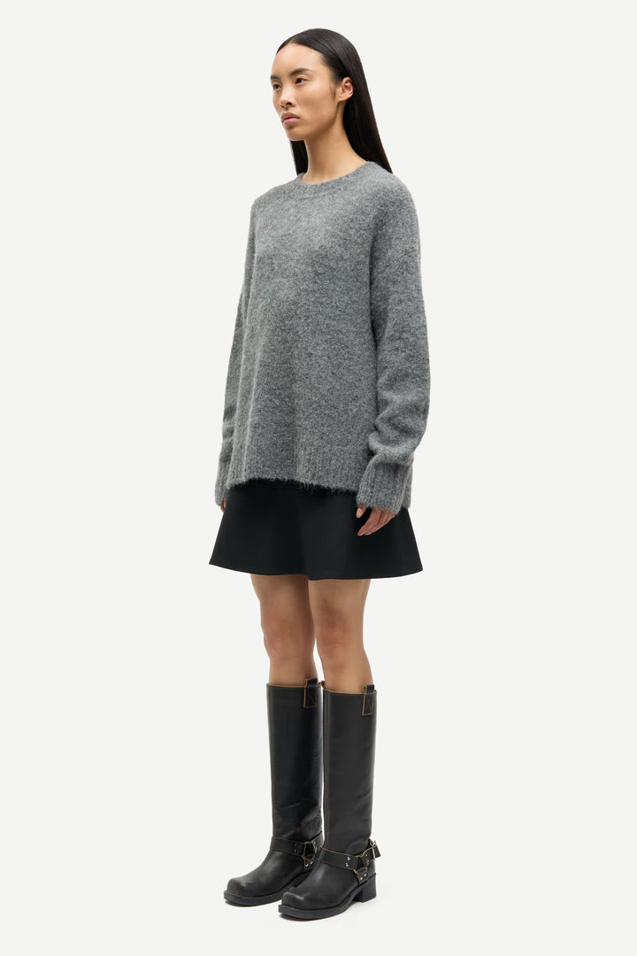 Samsoe Samsoe – Sajeanne Sweater in Iron Gate