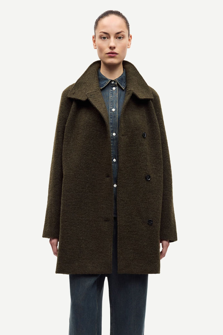 Samsoe Samsoe – Sahanne Jacket in Deep Forest