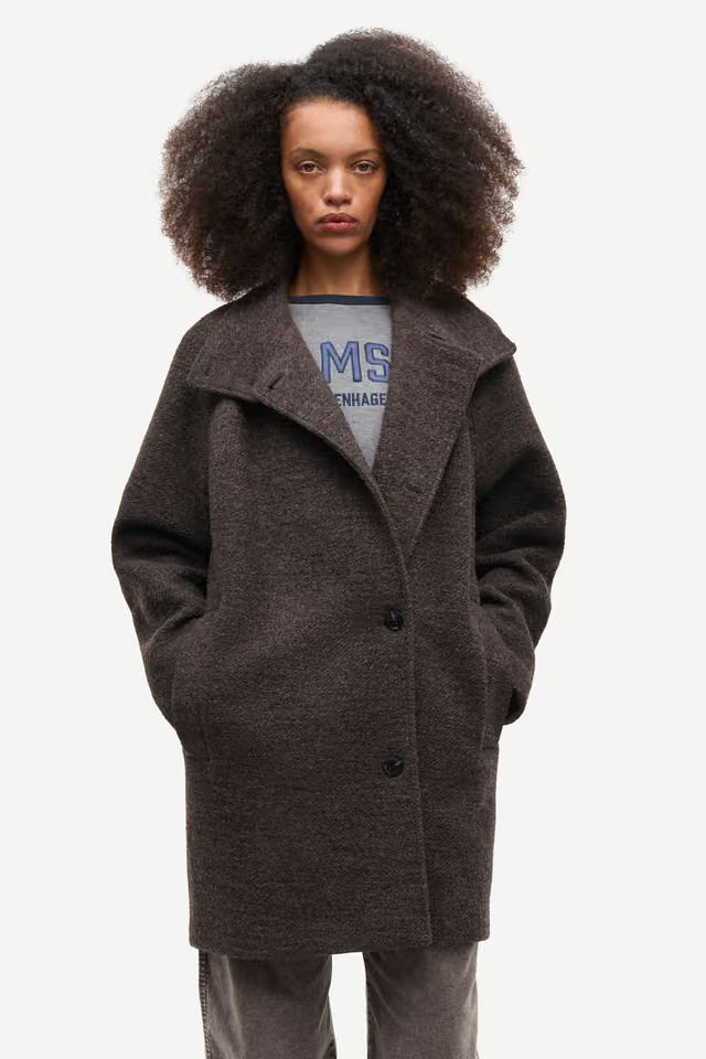 Samsoe Samsoe – Sahanne Jacket in Mulch Melange