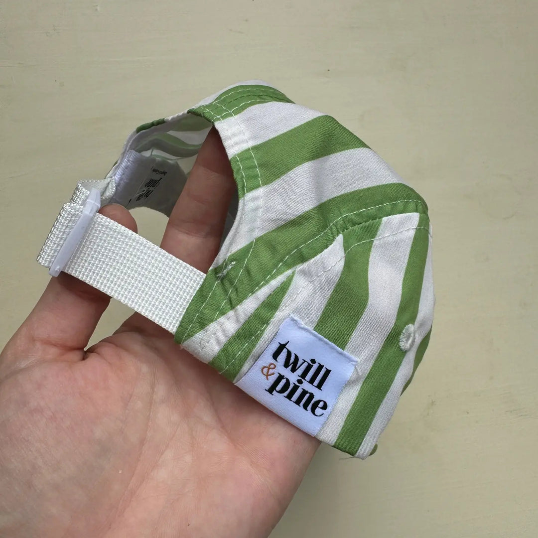 Twill & Pine – Kid's Five-Pane Hat in Vintage Stripe