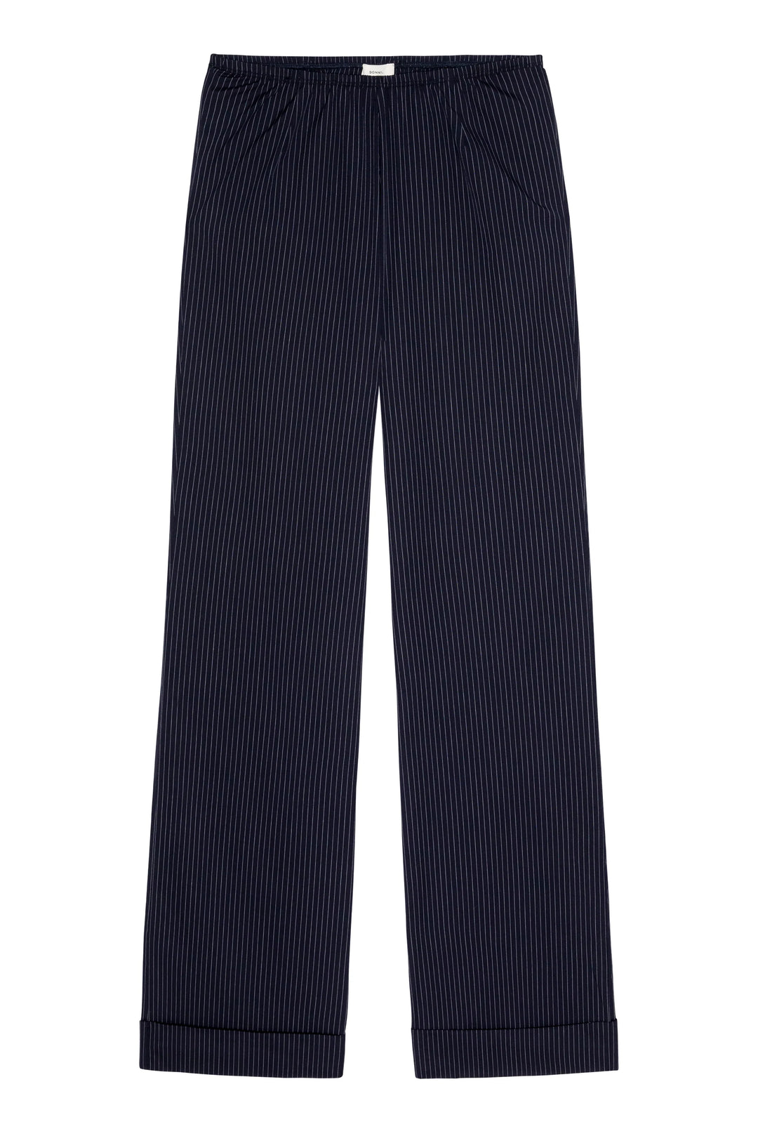 Donni – Pop Pinstripe Simple Pant in Navy