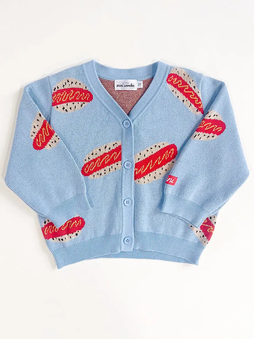 Alice & Wonder - Hot Dog Cardigan