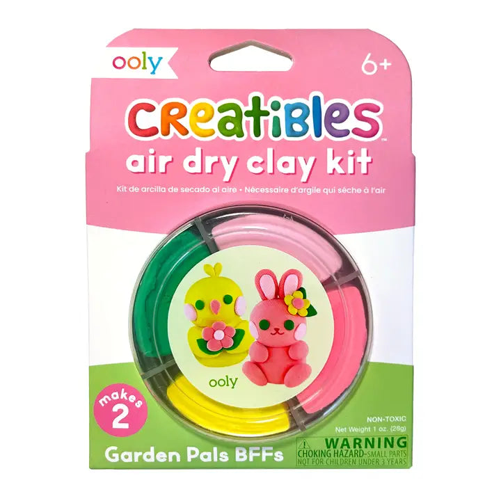 Ooly – Creatibles Air Dry Clay Kit in Garden Pals BFFs